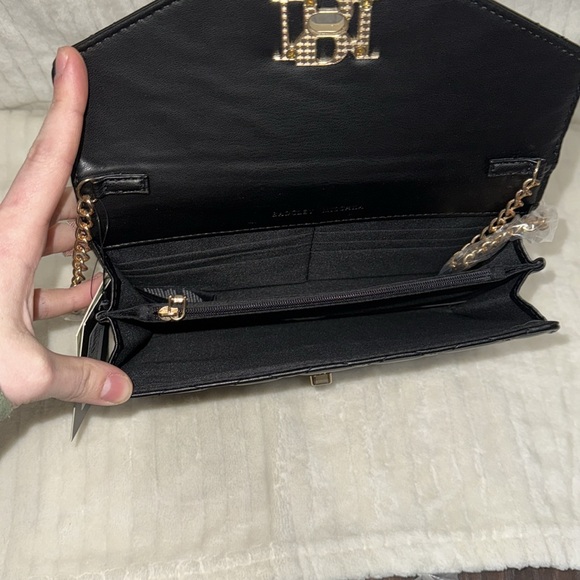 Badgley Mischka Black Diamond Quilted Crossbody - Picture 6 of 9